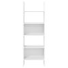  fehér szerelt fa könyvszekrény 60 x 35 x 180 cm