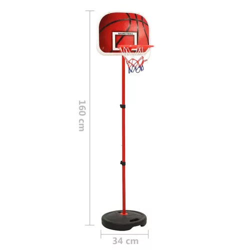  állítható kosárlabdajáték-szett 160 cm