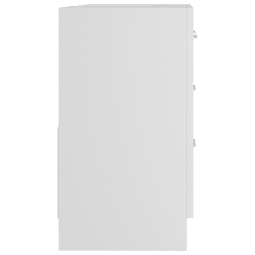  fehér szerelt fa mosdószekrény 60 x 30 x 54 cm