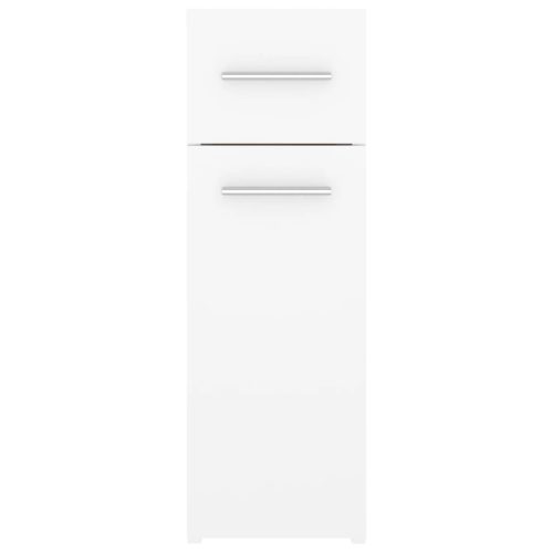  fehér szerelt fa patikaszekrény 20 x 45,5 x 60 cm