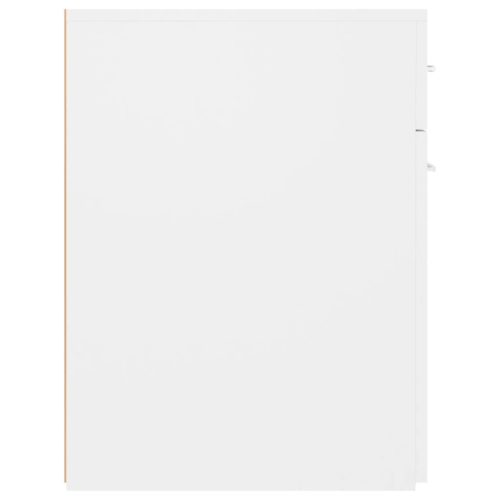  fehér szerelt fa patikaszekrény 20 x 45,5 x 60 cm