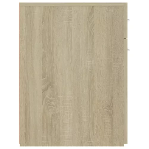  sonoma tölgy színű szerelt fa patikaszekrény 20 x 45,5 x 60 cm