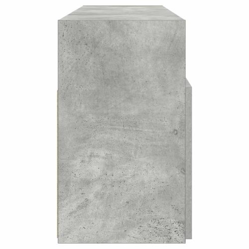  szürke TV-szekrény LED-világítással 120 x 30 x 50 cm