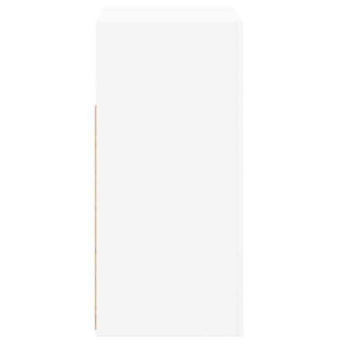  fehér tálalószekrény LED-világítással 80 x 35 x 75 cm