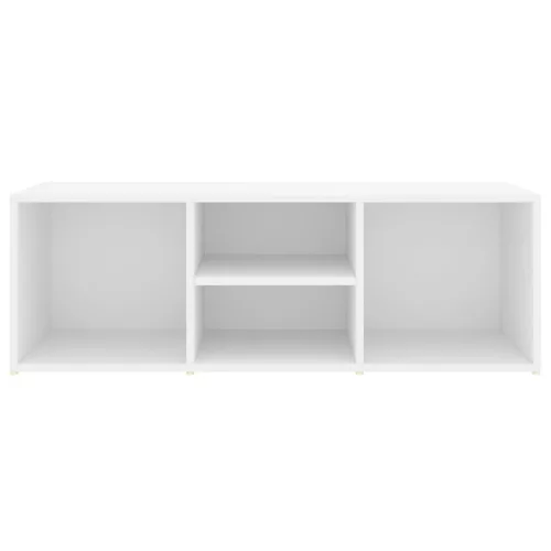  fehér szerelt fa cipőtároló pad 105 x 35 x 35 cm