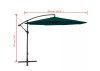 VID UV biztos konzolos napernyő - 3,5 m zöld