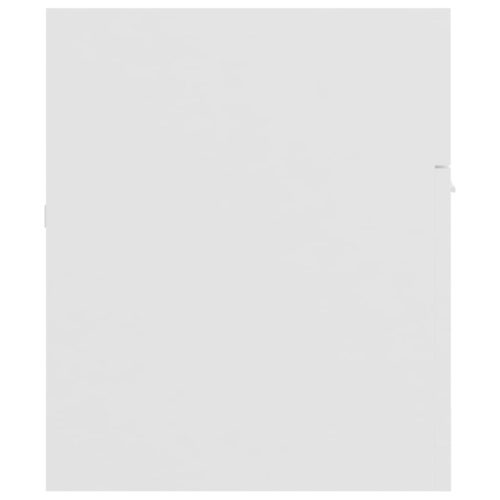  fehér szerelt fa mosdószekrény 100 x 38,5 x 46 cm