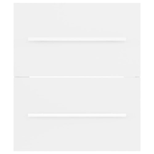  fehér szerelt fa mosdószekrény 41 x 38,5 x 48 cm