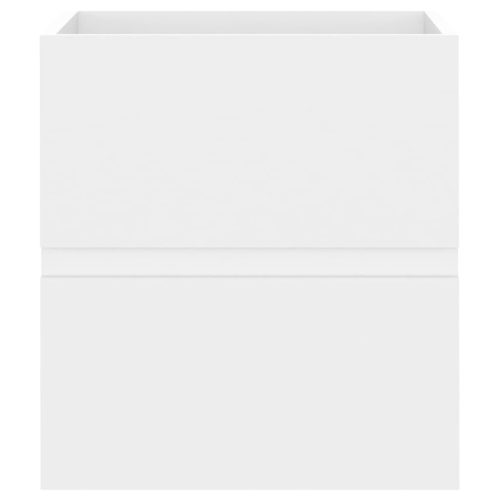  fehér szerelt fa mosdószekrény 41 x 38,5 x 45 cm