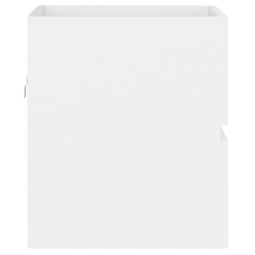  fehér szerelt fa mosdószekrény 41 x 38,5 x 45 cm