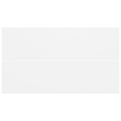  fehér szerelt fa mosdószekrény 80 x 38,5 x 45 cm