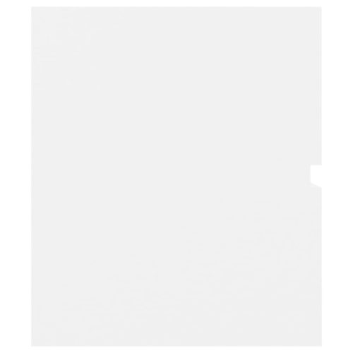  fehér szerelt fa mosdószekrény 80 x 38,5 x 45 cm