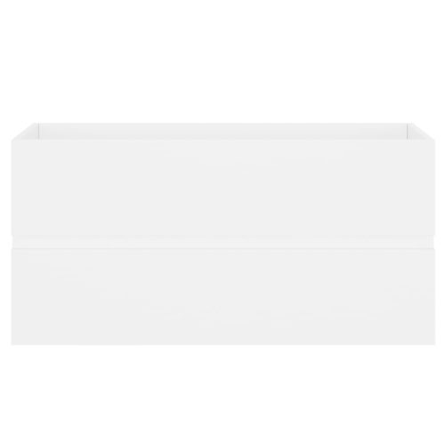  fehér szerelt fa mosdószekrény 90 x 38,5 x 45 cm