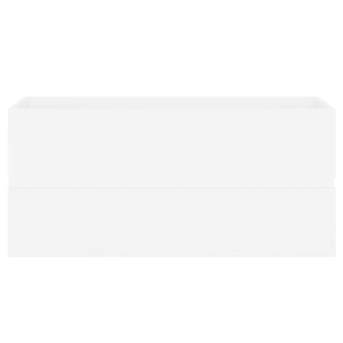  fehér szerelt fa mosdószekrény 100 x 38,5 x 45 cm