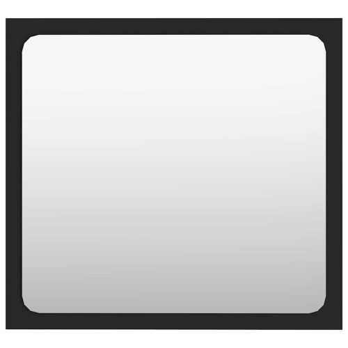  2 részes fekete forgácslap fürdőszobai bútorszett