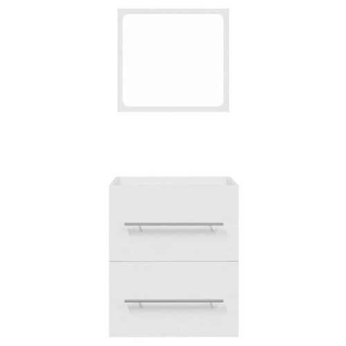  fehér tükrös fürdőszobaszekrény 41 x 38,5 x 48 cm