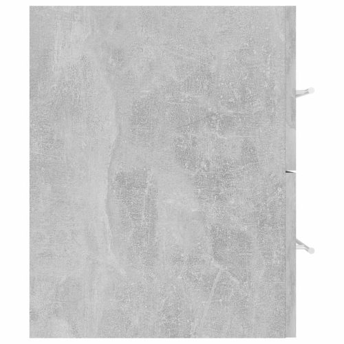  2 részes betonszürke forgácslap fürdőszobai bútorszett 