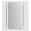  fehér akril LED-es fürdőszobaszekrény tükörrel 40 x 12 x 45 cm