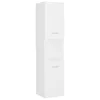  fehér szerelt fa fürdőszobaszekrény 30 x 30 x 130 cm