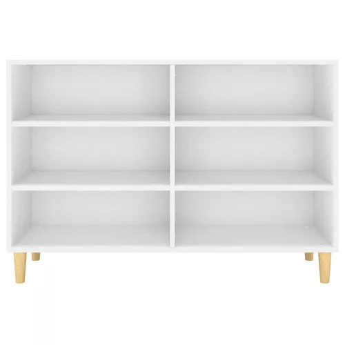  fehér szerelt fa tálalószekrény 103,5 x 35 x 70 cm