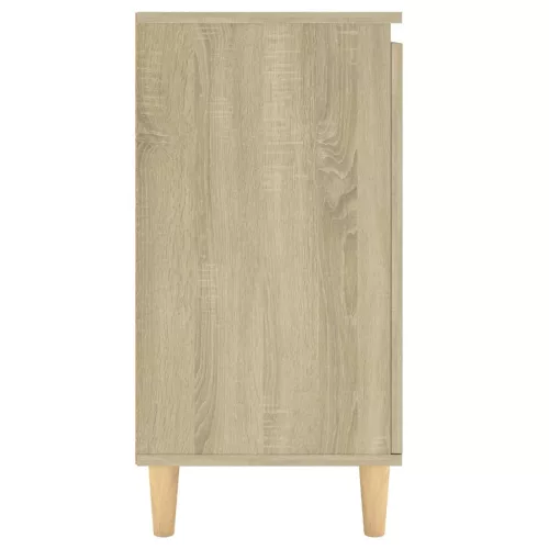  szerelt fa tálalószekrény tömör falábakkal 60x35x70 cm
