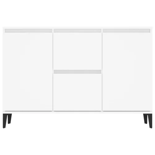  fehér szerelt fa tálalószekrény 104 x 35 x 70 cm