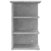  betonszürke szerelt fa kisszekrény 35 x 35 x 55 cm