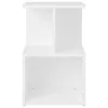  fehér szerelt fa éjjeliszekrény 35 x 35 x 55 cm