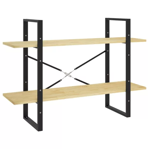  kétszintes tömör fenyőfa könyvszekrény 100 x 30 x 70 cm