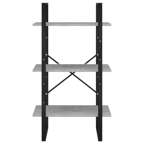  szürke forgácslap tárolópolc 60 x 30 x 105 cm