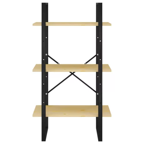  tömör fenyőfa tárolópolc 60 x 30 x 105 cm