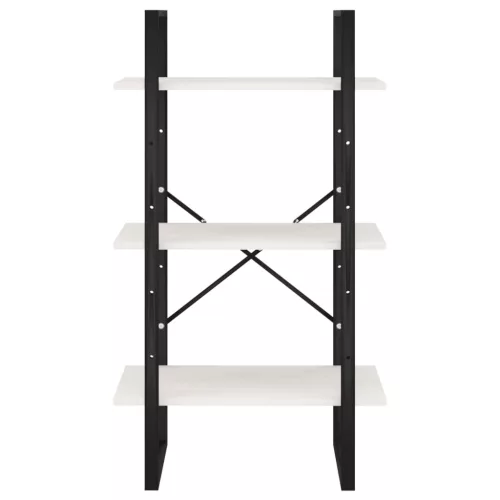  fehér tömör fenyőfa tárolópolc 60 x 30 x 105 cm