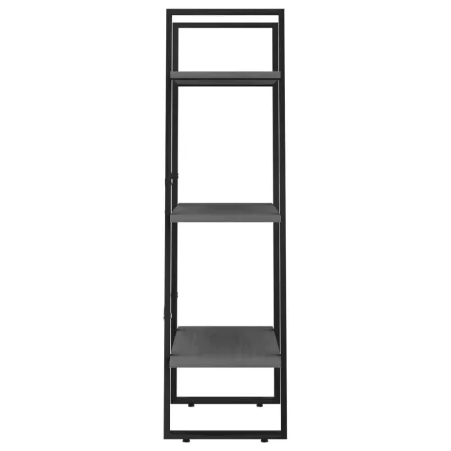  szürke tömör fenyőfa tárolópolc 60 x 30 x 105 cm