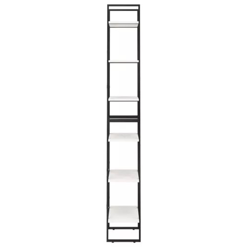  fehér tömör fenyőfa tárolópolc 60 x 30 x 210 cm