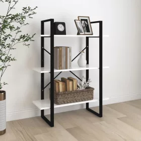  fehér forgácslap könyvszekrény 80 x 30 x 105 cm