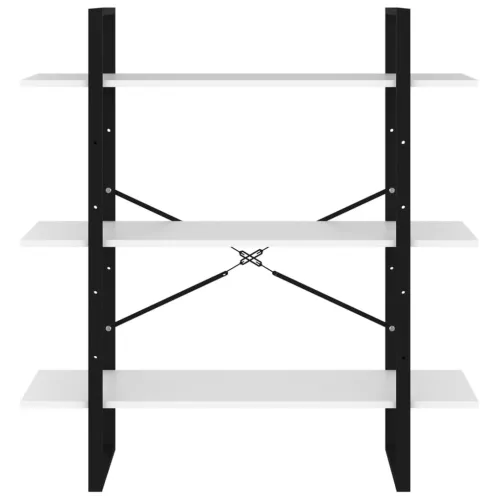  fehér forgácslap könyvszekrény 100 x 30 x 105 cm