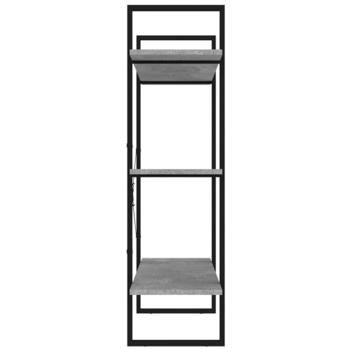  betonszürke forgácslap könyvszekrény 100 x 30 x 105 cm