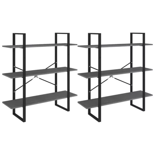  szürke tömör fenyőfa magasszekrény 100 x 30 x 210 cm