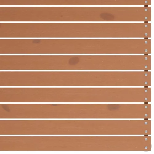  2 db mézbarna tömör fenyőfa kerti sarokkanapé