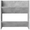  2 db betonszürke fali cipősszekrény 60 x 18 x 60 cm