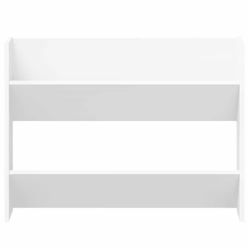  fehér szerelt fa fali cipősszekrény 80 x 18 x 60 cm