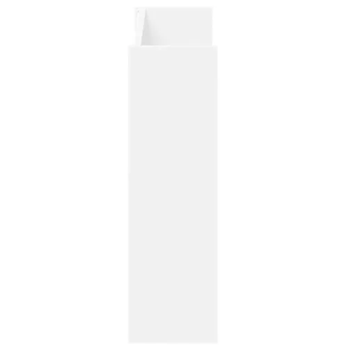  fehér szerelt fa fali cipősszekrény 80 x 18 x 60 cm