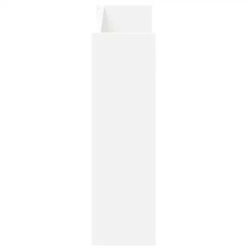  2 db fehér forgácslap fali cipősszekrény 80 x 18 x 60 cm