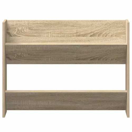  2 db sonoma-tölgyszínű fali cipősszekrény 80 x 18 x 60 cm