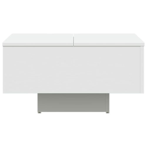  fehér szerelt fa dohányzóasztal 60 x 60 x 31,5 cm