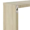  2 db sonoma tölgy színű fali kockapolc 30 x 15 x 30 cm
