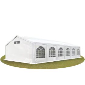 TP 6x12m erősített rendezvénysátor, PE 550 - fehér