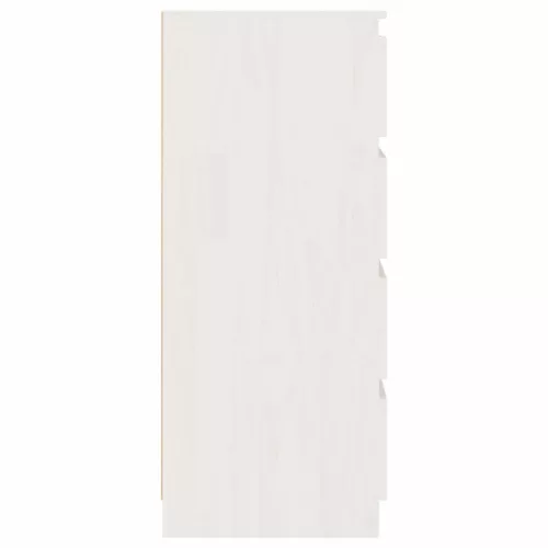  fehér tömör fenyőfa kisszekrény 60 x 36 x 84 cm
