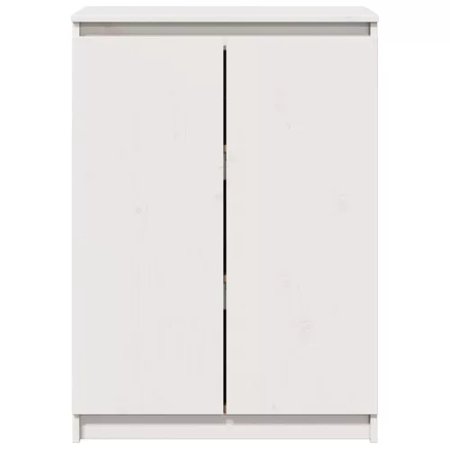  fehér tömör fenyőfa tálalószekrény 60 x 36 x 84 cm