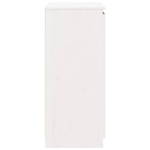  fehér tömör fenyőfa tálalószekrény 60 x 36 x 84 cm